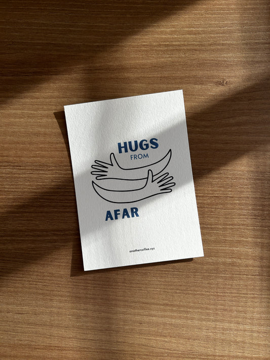 Hugs from Afar Message Card